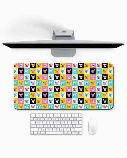 Meowzical Print Desk Mat