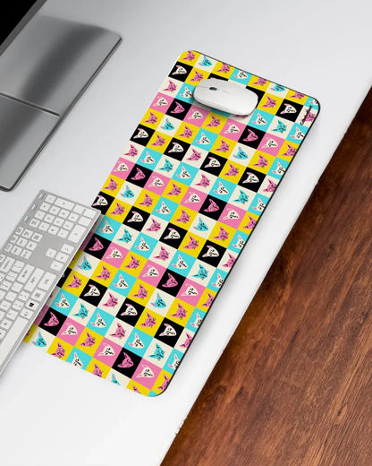Meowzical Print Desk Mat