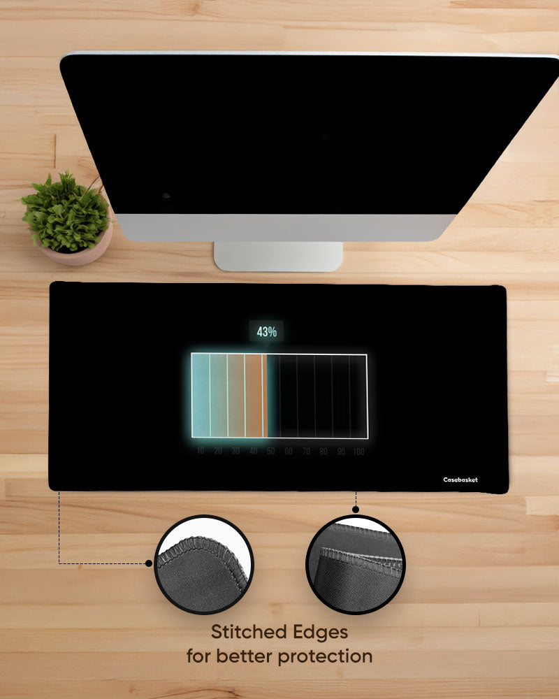 Signal Bar Print Desk Mat