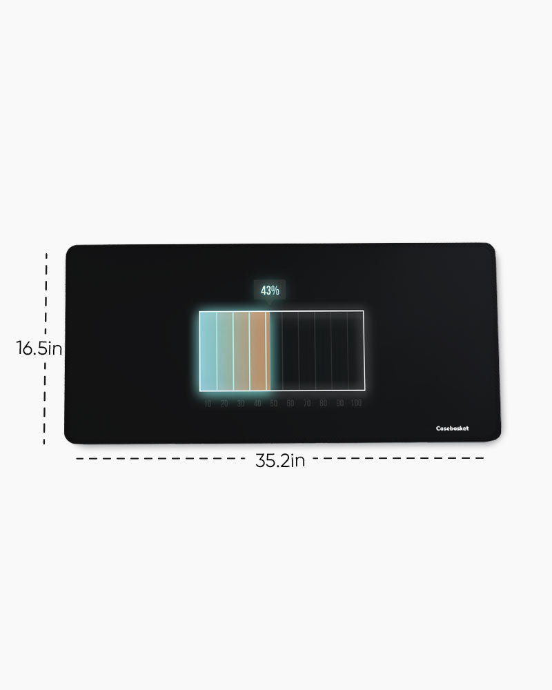 Signal Bar Print Desk Mat