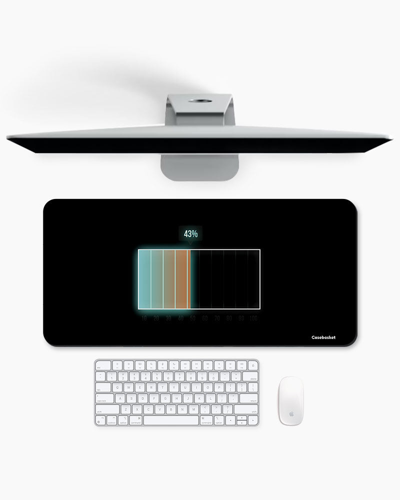 Signal Bar Print Desk Mat