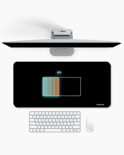Signal Bar Print Desk Mat