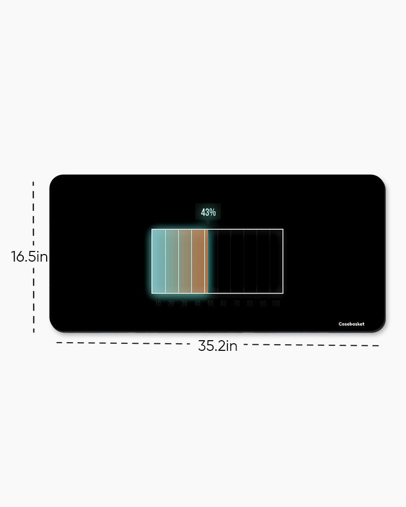 Signal Bar Print Desk Mat