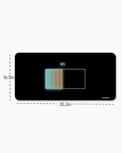 Signal Bar Print Desk Mat