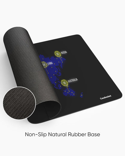 GlobalMap Print Desk Mat