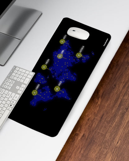 GlobalMap Print Desk Mat