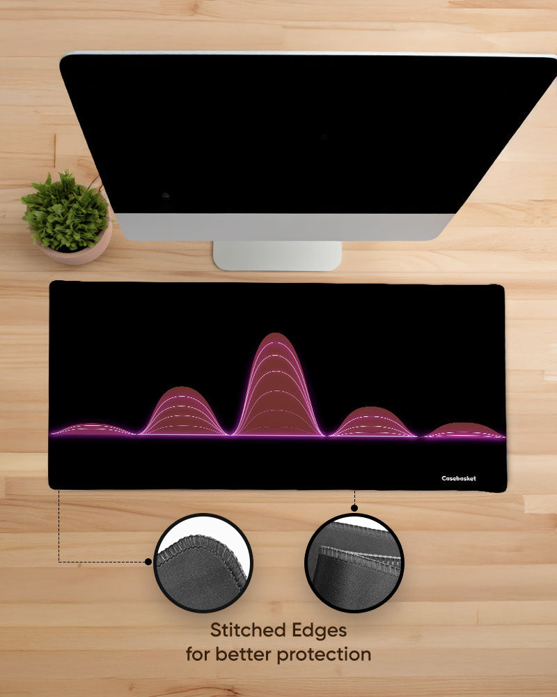 WaveMotion Print Desk Mat