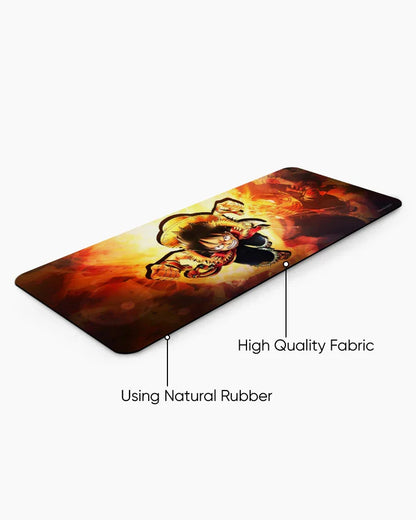 Luffy Blaze Warrior Print Desk Mat