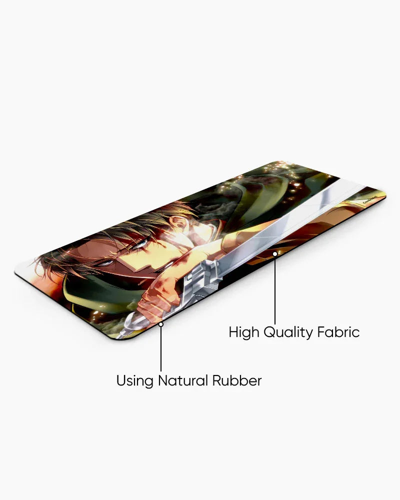 Silent Warrior Print Desk Mat