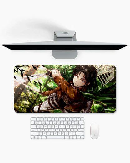Forest Blade Print Desk Mat