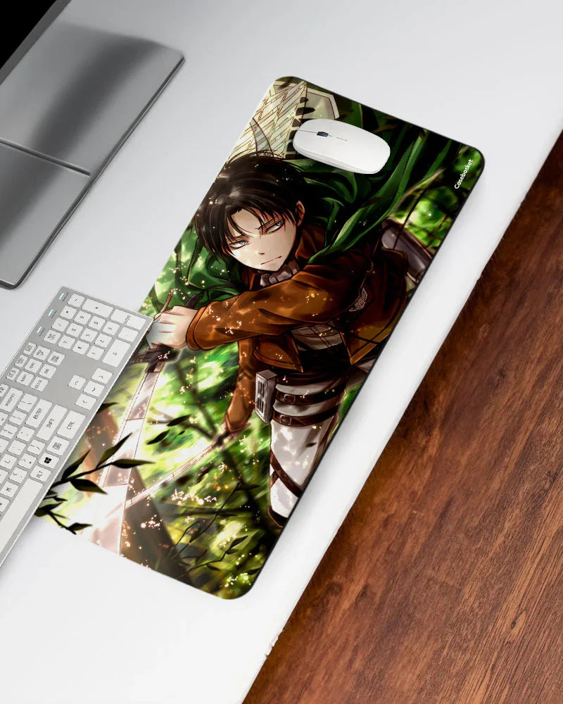 Forest Blade Print Desk Mat