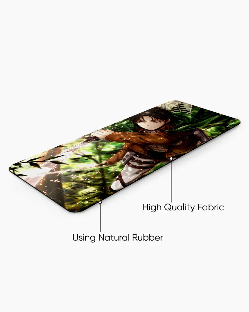 Forest Blade Print Desk Mat