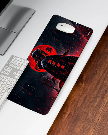 Eclipse Moon Print Desk Mat