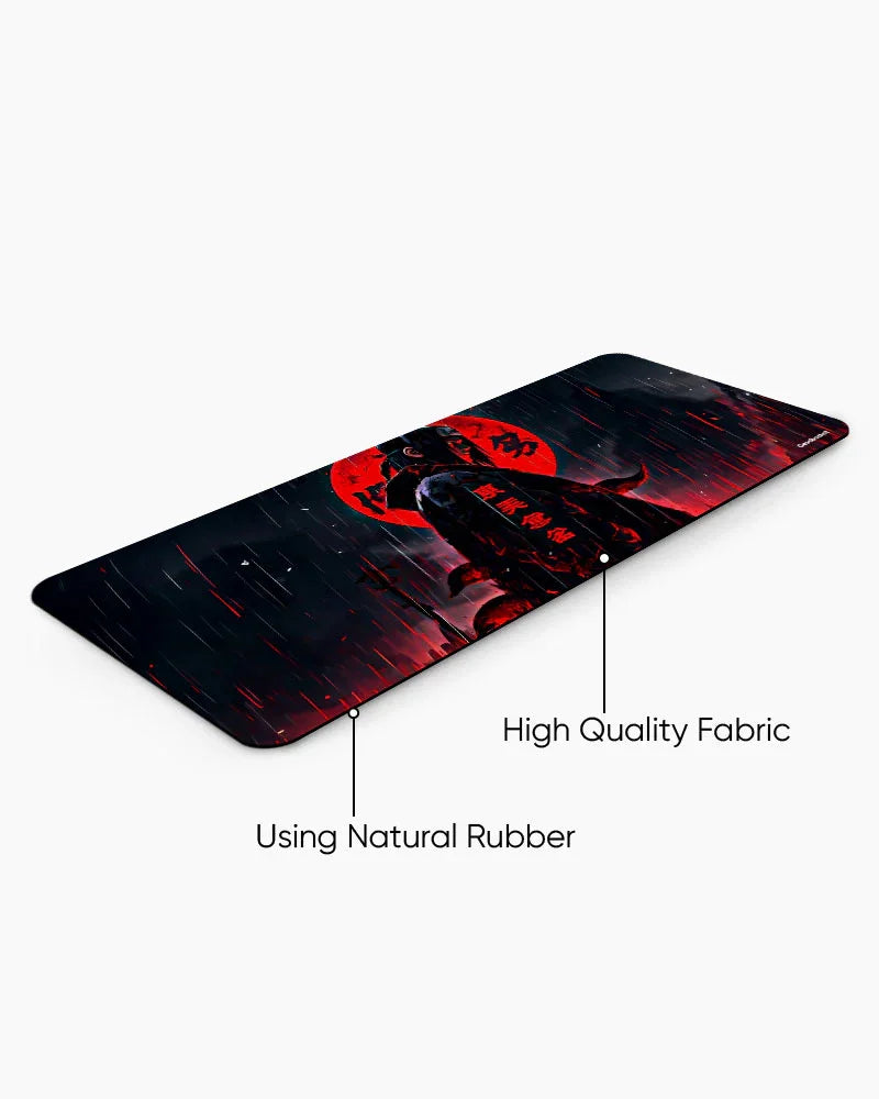 Eclipse Moon Print Desk Mat