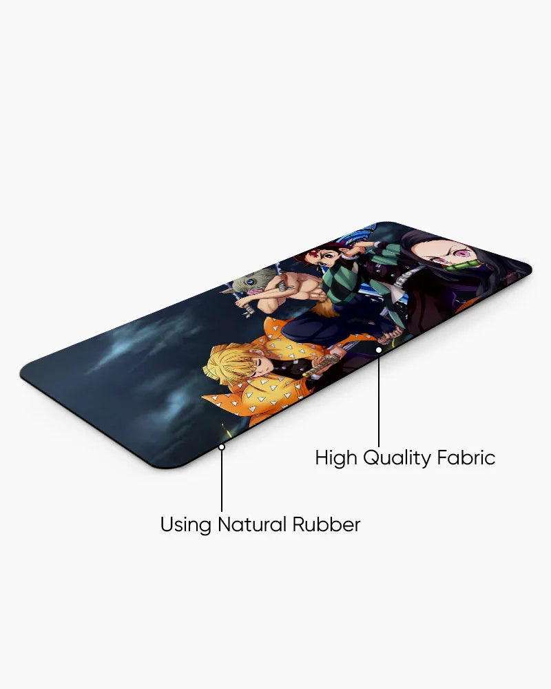 Demon Slayers Squad Print Desk Mat