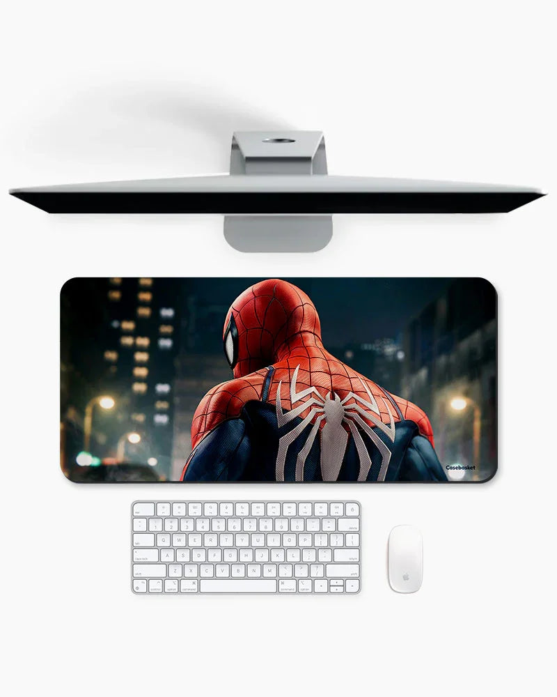Midnight Spidey Print Desk Mat