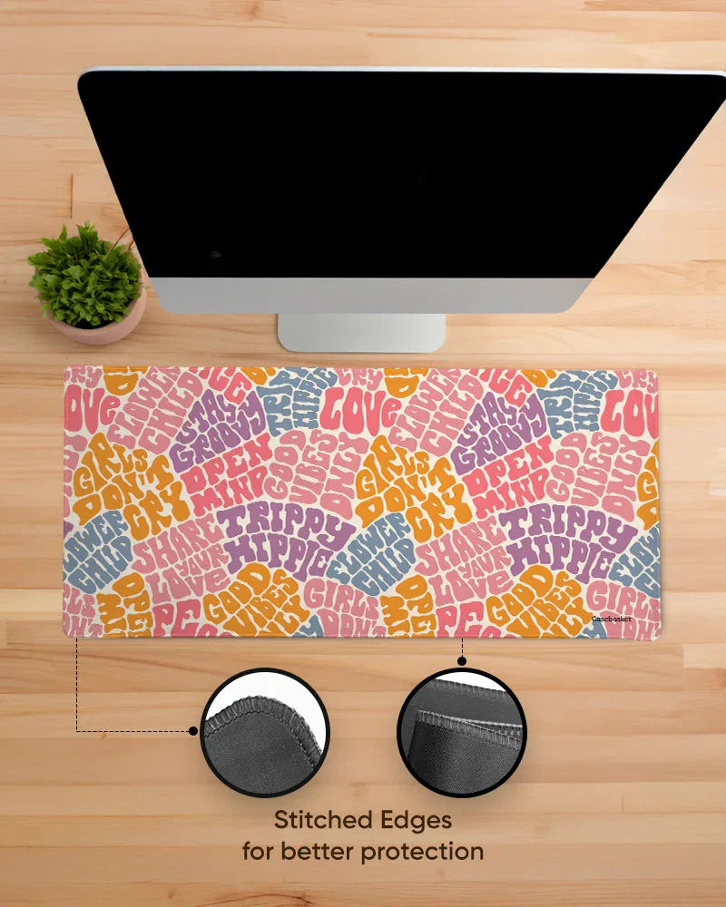 Groovin Doodle Print Desk Mat