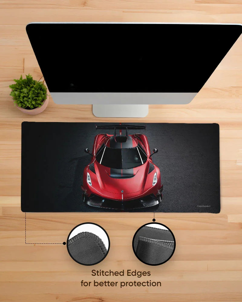 Scarlet Elite Print Desk Mat