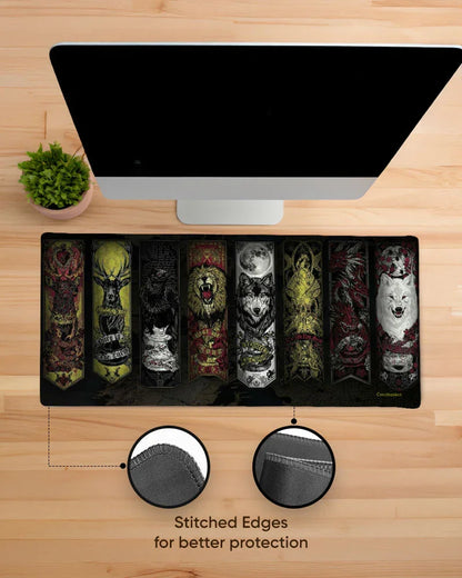Blood Banners Print Desk Mat