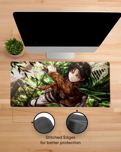 Forest Blade Print Desk Mat
