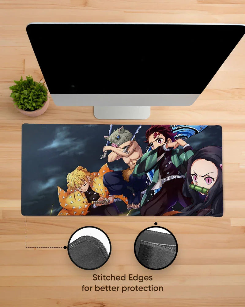 Demon Slayers Squad Print Desk Mat