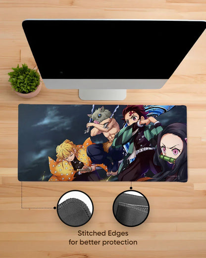 Demon Slayers Squad Print Desk Mat