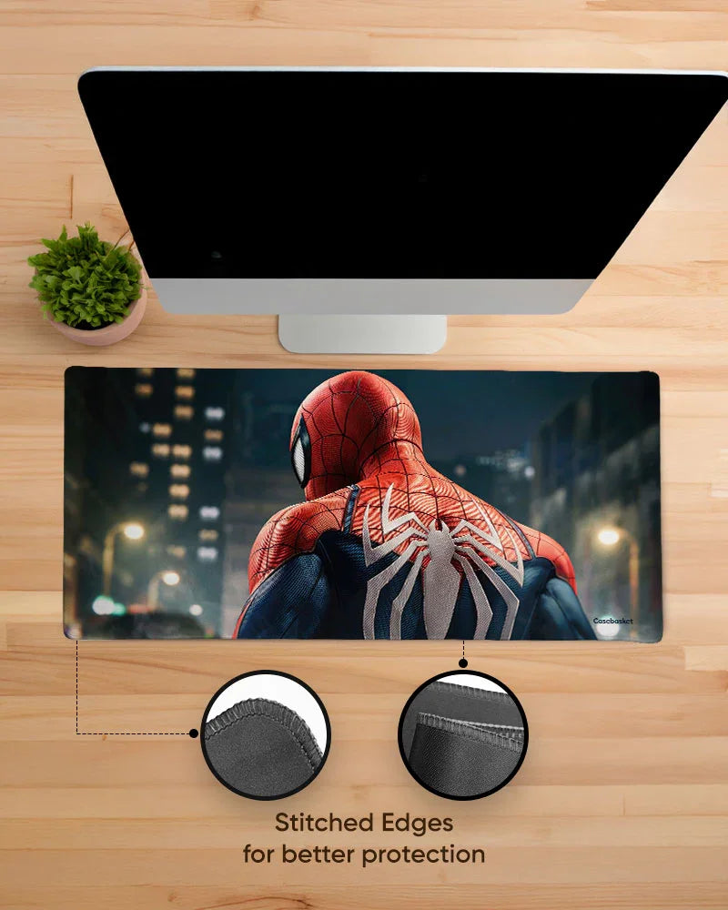 Midnight Spidey Print Desk Mat