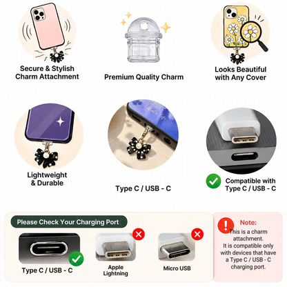 Candy Bloom Phone Charm