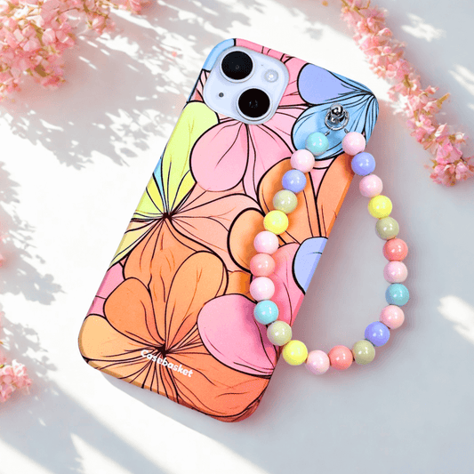 Floral Meadow Pastel Fall Chain Phone Cover