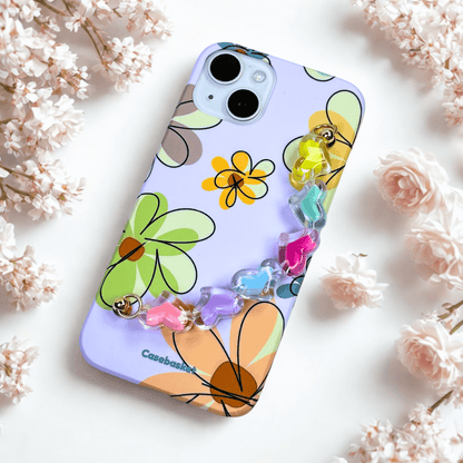Flower Fizz Candy Heart Chain Phone Cover