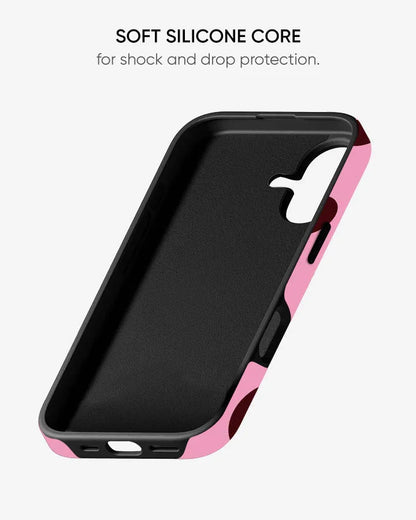 Cherry Dots Glossy Armour Shell Phone Cover