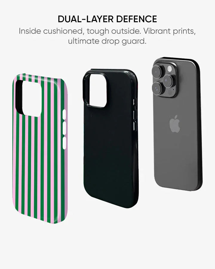 Blush Verde Glossy Armour Shell Phone Cover