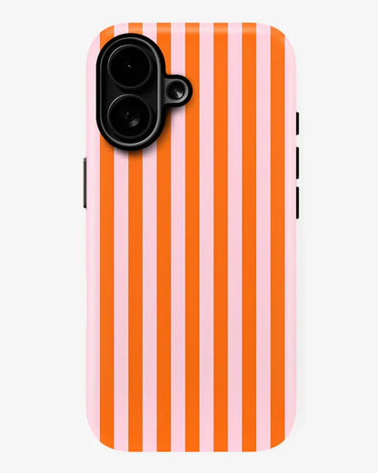 Orange Sorbet Glossy Armour Shell Phone Cover
