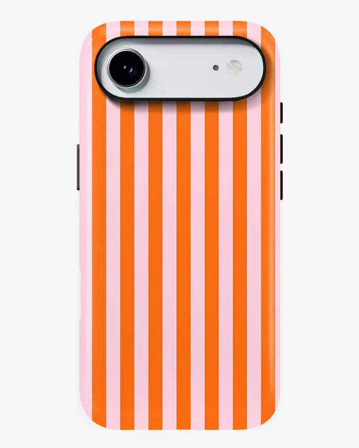 Orange Sorbet Glossy Armour Shell Phone Cover