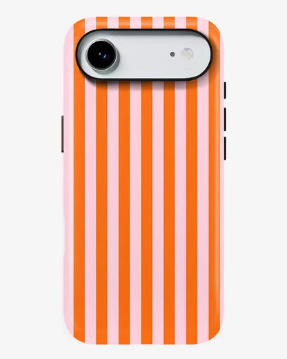 Orange Sorbet Glossy Armour Shell Phone Cover