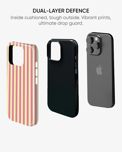 Lemon Pink Glossy Armour Shell Phone Cover