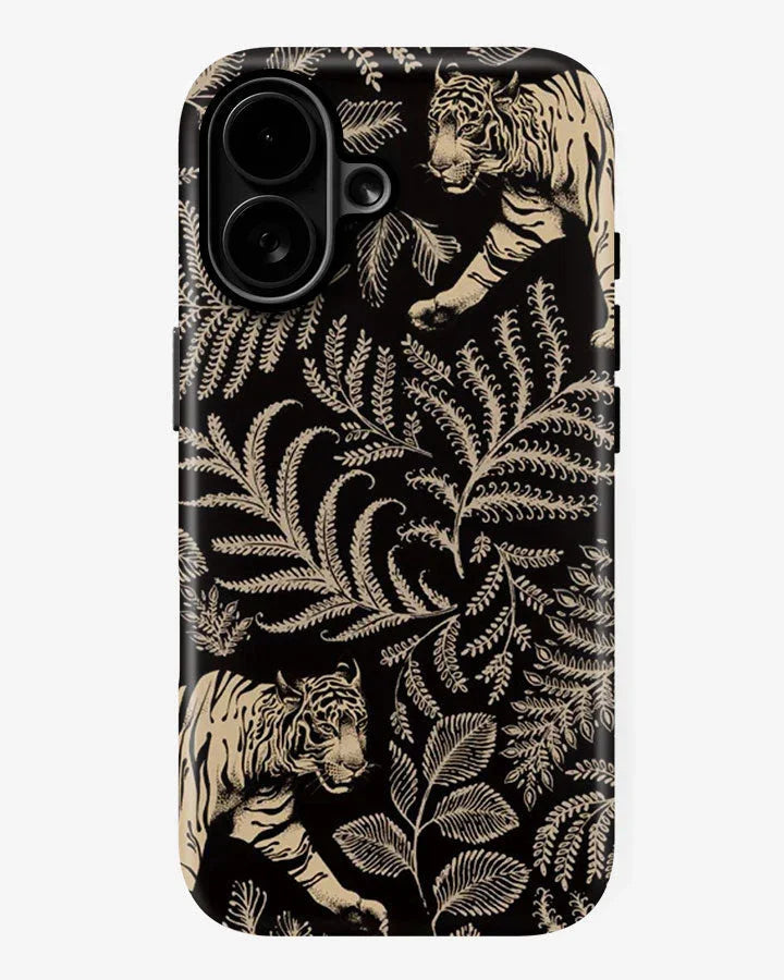 Tiger Noir Glossy Armour Shell Phone Cover