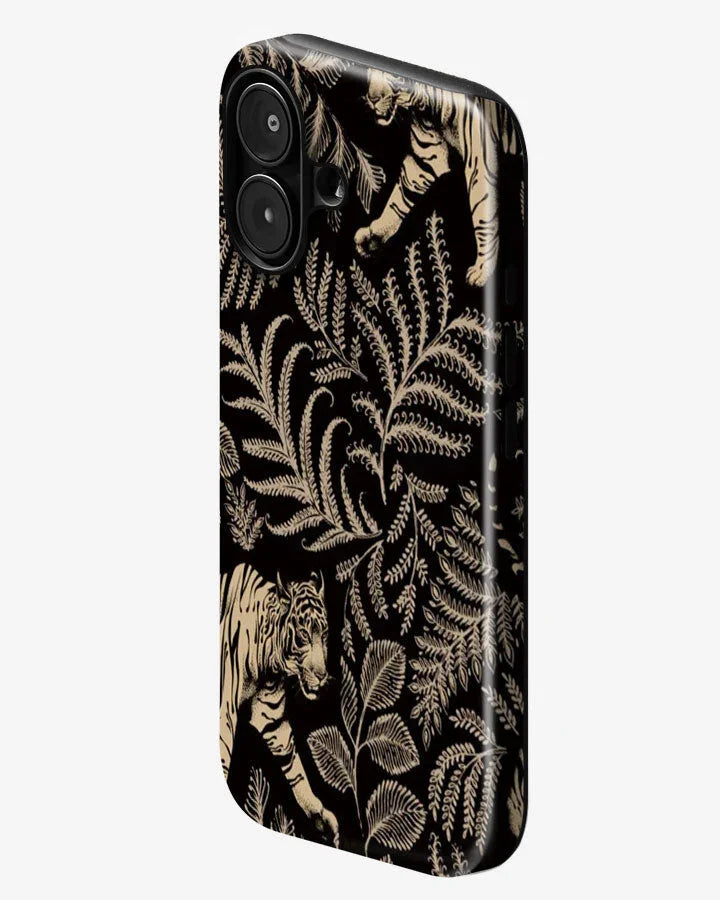Tiger Noir Glossy Armour Shell Phone Cover