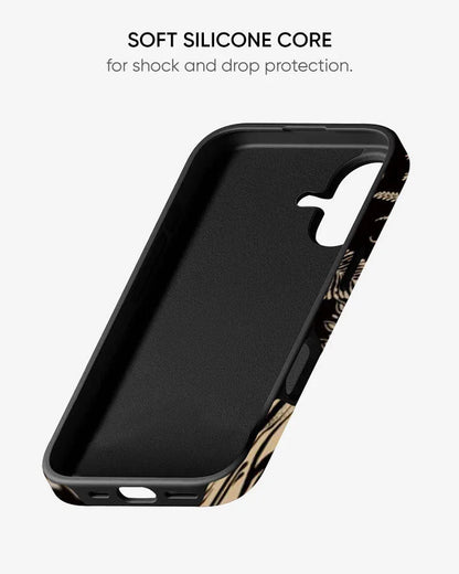Tiger Noir Glossy Armour Shell Phone Cover