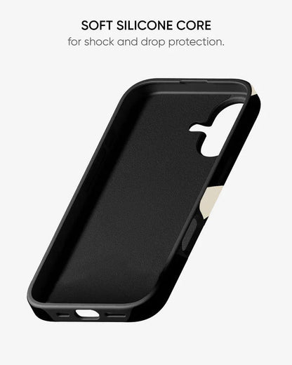 Monochrome Drift Glossy Armour Shell Phone Cover