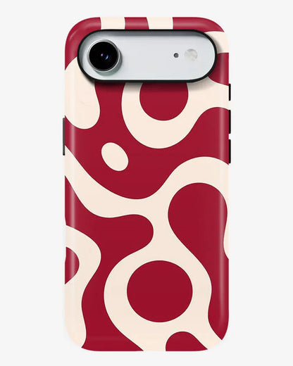 Hot Red Glossy Armour Shell Phone Cover