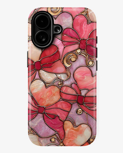 Marble Glam Glossy Armour Shell Phone Cover
