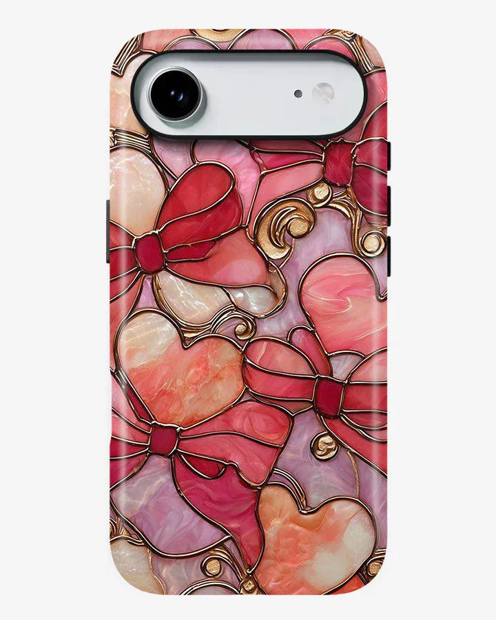 Marble Glam Glossy Armour Shell Phone Cover