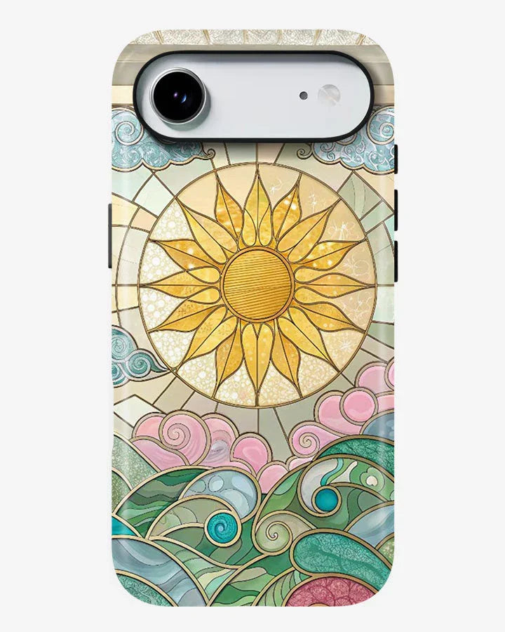 Golden Tide Glossy Armour Shell Phone Cover