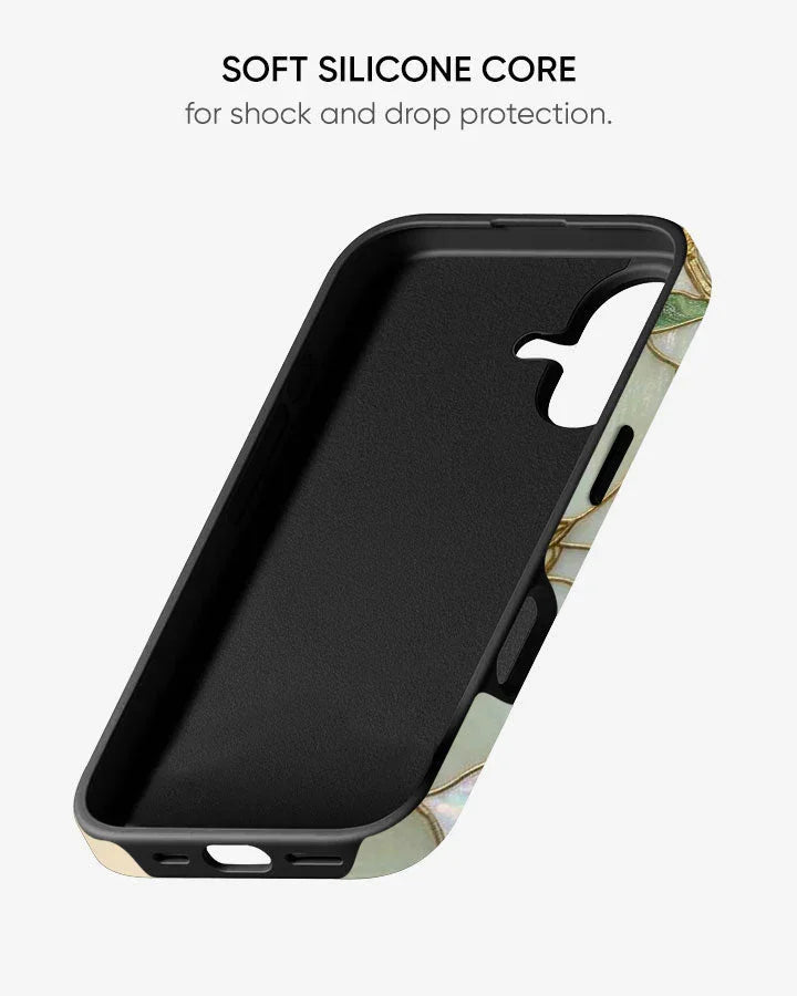 Pure Elegance Glossy Armour Shell Phone Cover