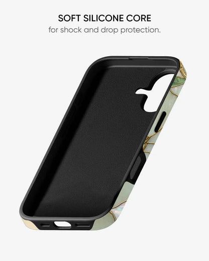 Pure Elegance Glossy Armour Shell Phone Cover