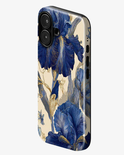 Indigo Iris Glossy Armour Shell Phone Cover