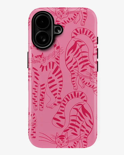 Feline Blush Glossy Armour Shell Phone Cover
