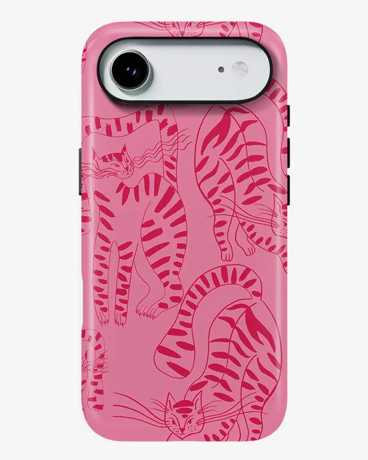Feline Blush Glossy Armour Shell Phone Cover