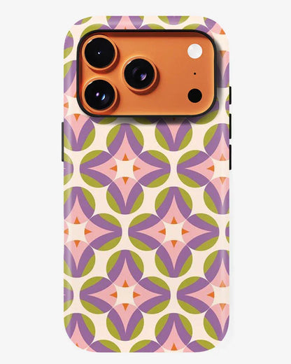 Pastel Geometry Glossy Armour Shell Phone Cover
